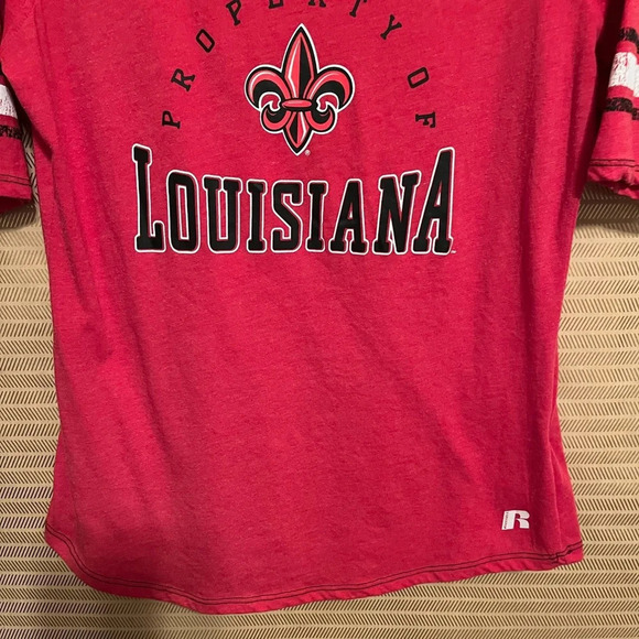 RUSSEL~LOUISIANA RED TEE~LG-11-13 - Picture 4 of 7